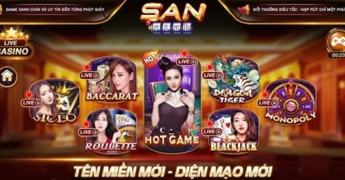 Tải San Club – Thiên Đường Game Giải Trí Đổi Thưởng IOS,APK,PC