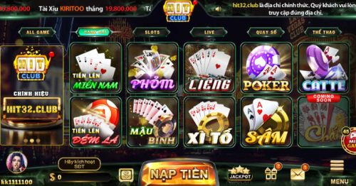 Hitclub – Nơi Tập Hợp Các Game Bài Đẳng Cấp và Hấp Dẫn