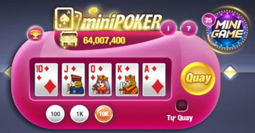 Mini Poker ONE88 – Đánh bại mọi đối thủ với bí kíp có 1 0 2