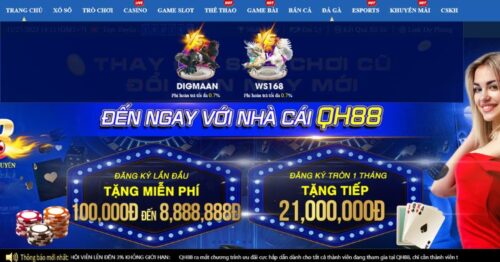 Nhà Cái QH88 Cổng Game Cá Cược Trực Tuyến Tại Web QH88