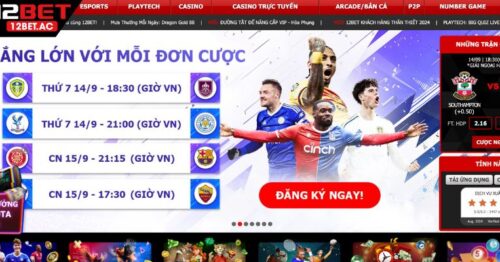 12BET – 12BET.AC WEBSITE TRANG CHỦ LINK CHÍNH THỨC 2024